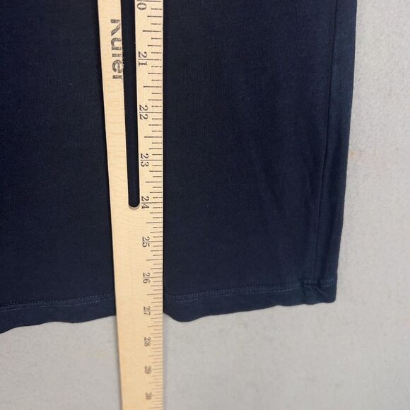 Cotton Citizen Shirt Womens XS Navy Blue Marbella Long Sleeve Minimal Basic USA - Picture 12 of 14